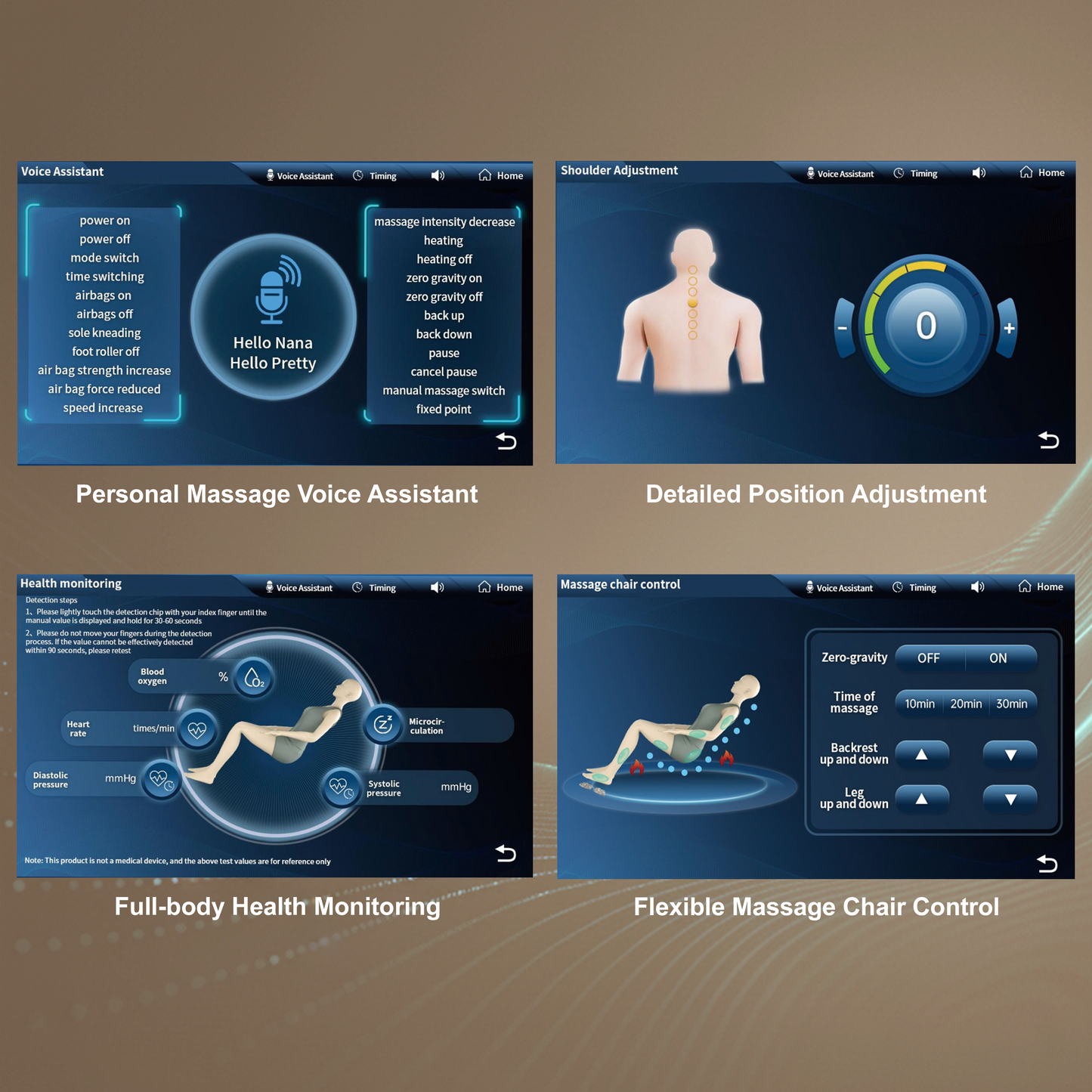 Wooji WM-003 Massage Chair, Full Body Zero Gravity 4D Massage Chair